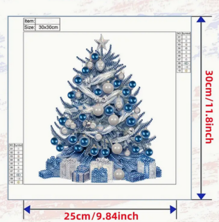 Preview: Diamond Painting Weihnachtsbaum